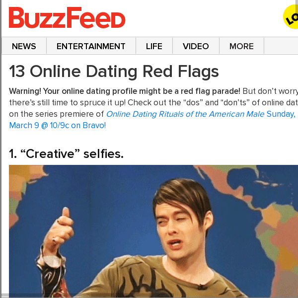 buzzfeed online dating responses