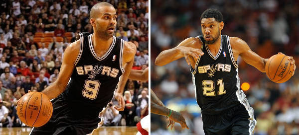 Tim Duncan And Tony Parker