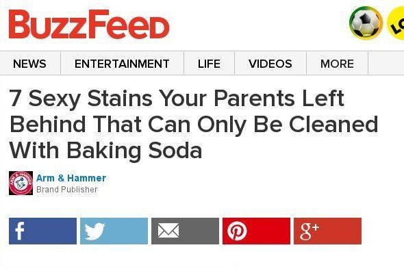 7 Sexy Stains Your Parents Left Behind That Can Only Be Cleaned With Baking Soda