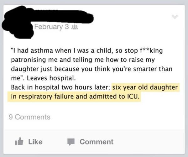 Asthma As A Child