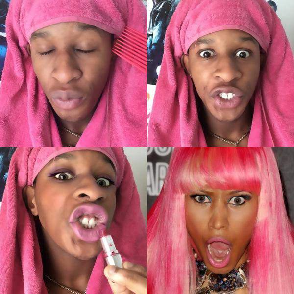 Male Makeup Transformations Nicki Minaj