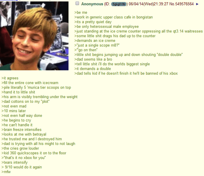 Anon 4Chan Posts