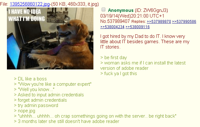 Anon Becomes The IT Manager