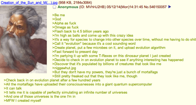 Funny 4Chan Posts On God