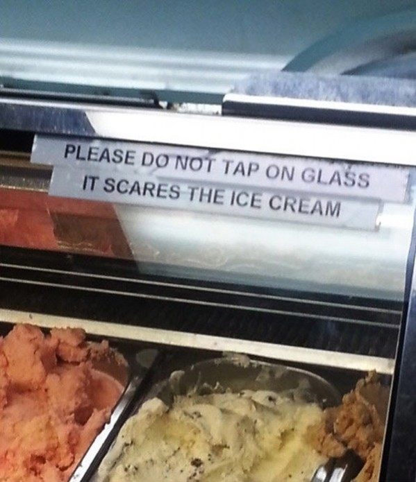 Funny Signs Do Not Tap