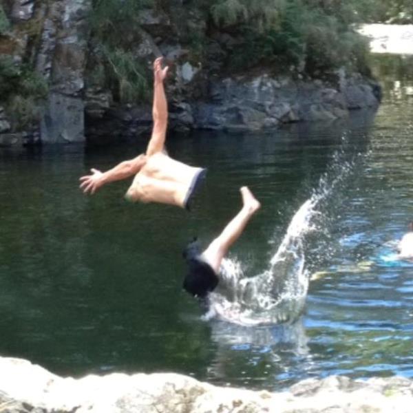 Jumping In Water