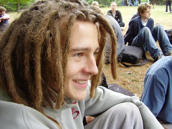 College Kid With Dreads