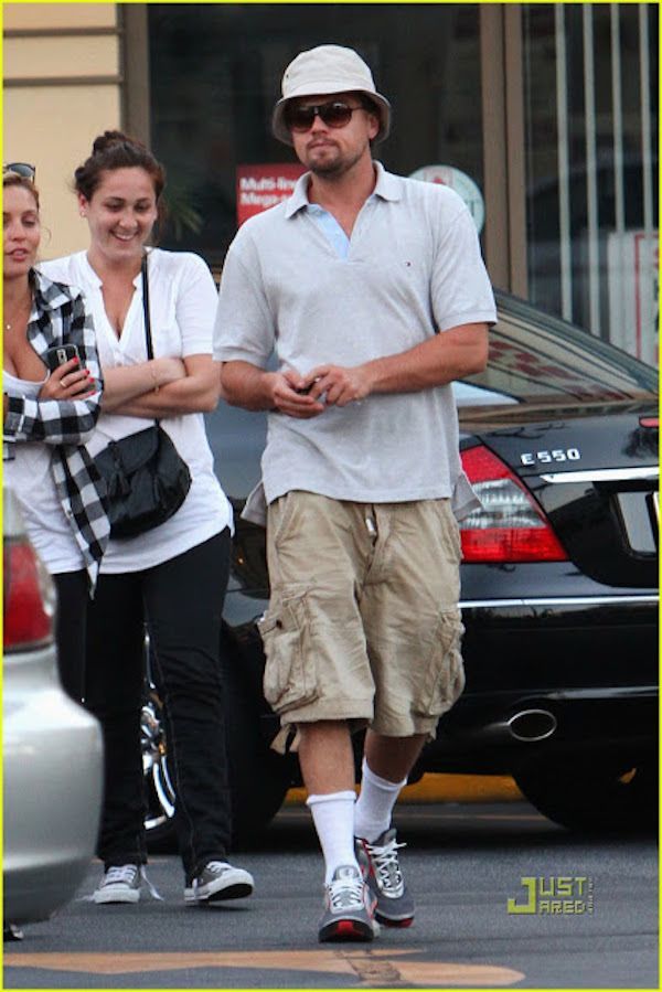 Leonardo DiCaprio Wearing Cargo Shorts That Will Make You Feel Better