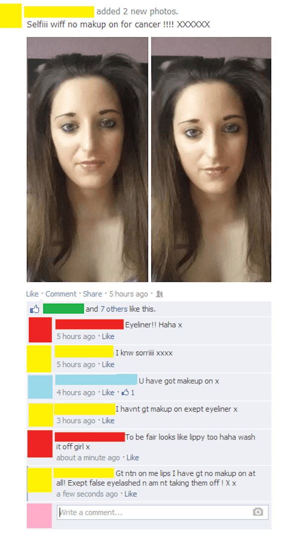 No Makeup Facebook