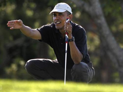 obama-golfing