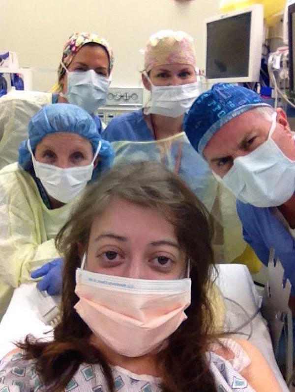 Operating Room Selfie Fail