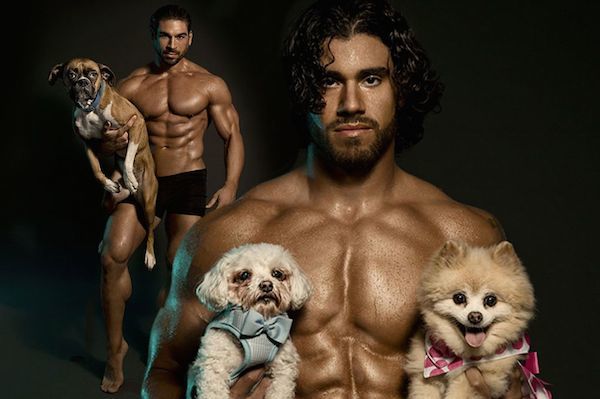 Man With Many Puppies