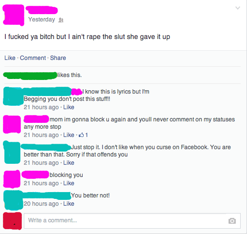 Mom On Facebook