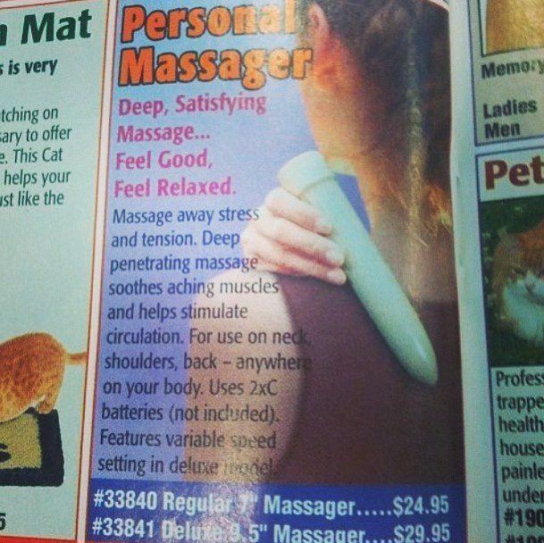 Skymall Products Massager