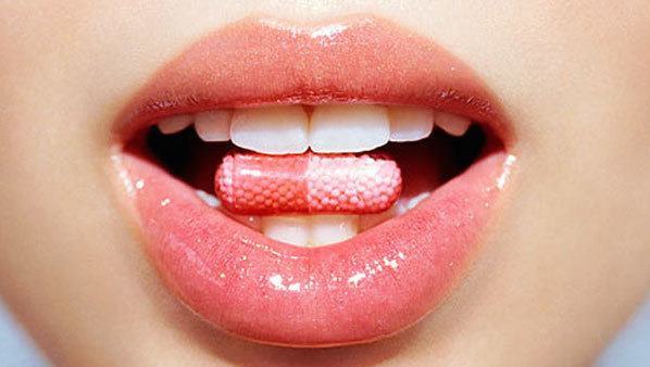 Pill In Teeth