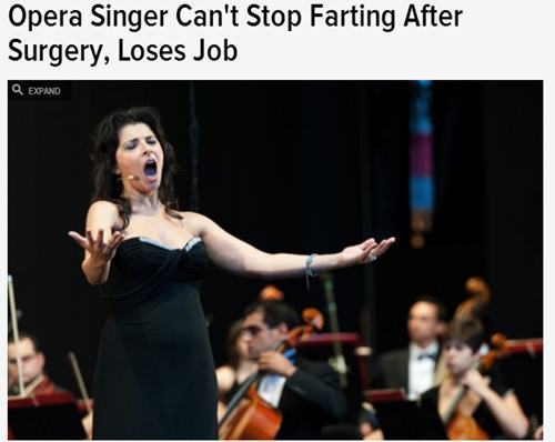 Opera Singer Can't Stop Farting