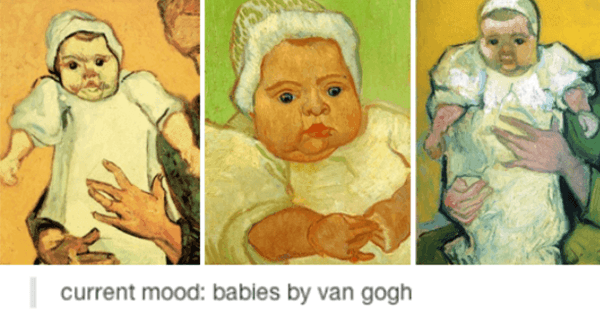 Babies By Van Gogh