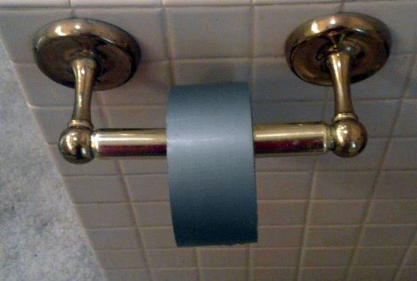 Duct Tape Toilet Paper