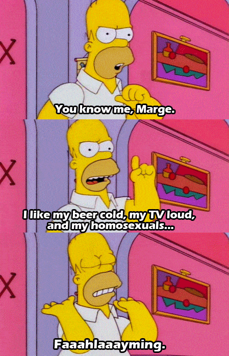 Homer On Homosexuals