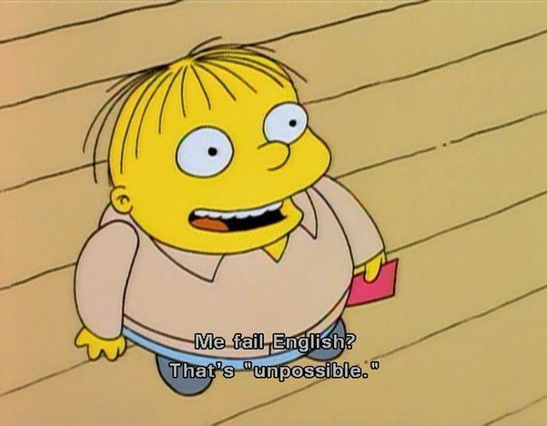 Ralph Wiggum Fail English