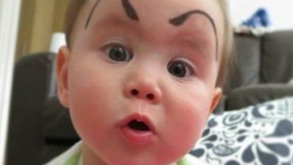Babies With Eyebrows