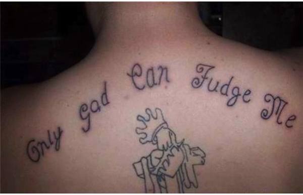 Татуировката се проваля Бог