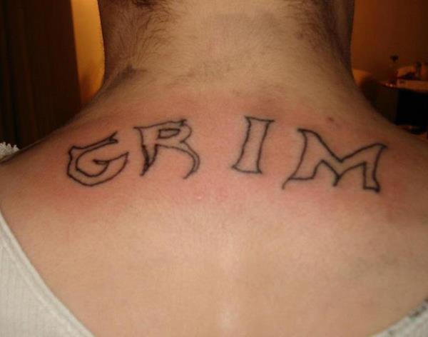 Tattoo Fails Grim