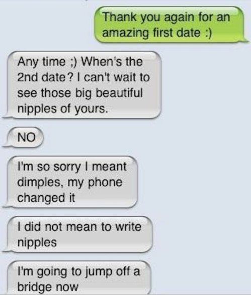 Sexting Fails: 26 Of The Funniest Sexts Ever