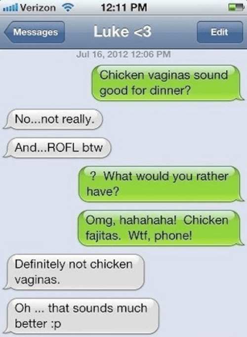 Chicken Vaginas
