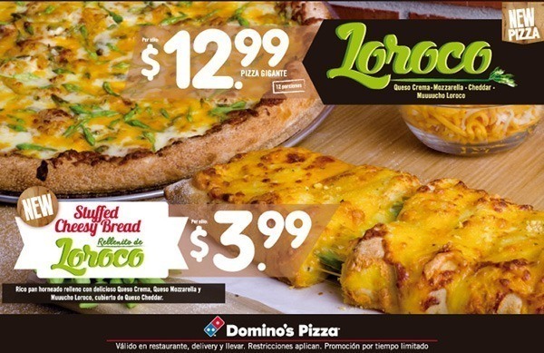 Domino’s Loroco PIzza