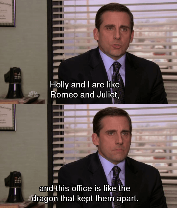 Romeo And Juliet Hilarious Michael Scott Quotes