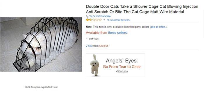 Cat Shower Cage