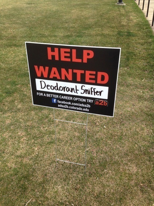 Deodorant Sniffer Hilarious Help Wanted Ads