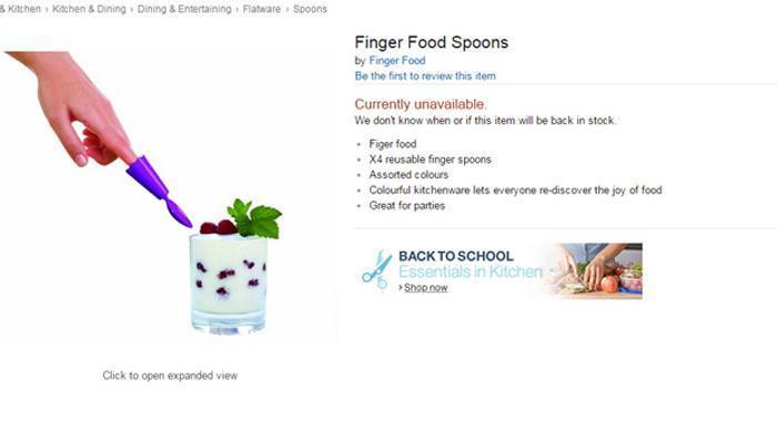 Finger Spoons Amazon Items