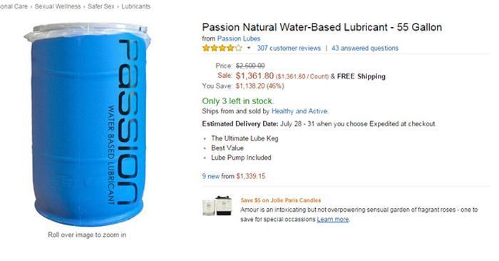 Giant Lube Amazon Items