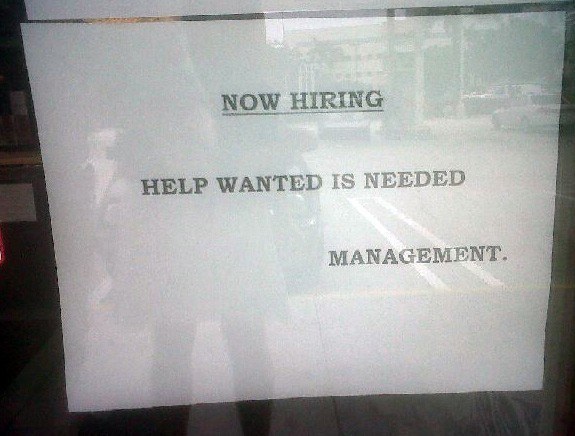 Help Wanted Is Needed