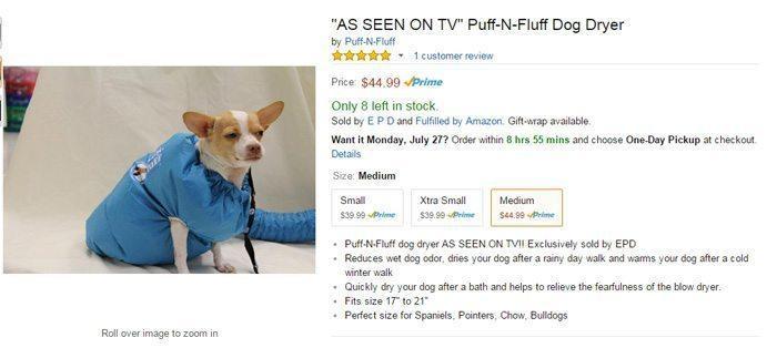 Puff Fluff Dog Dryer