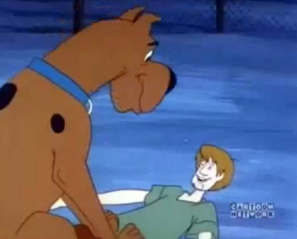 Scooby Rides Shaggy