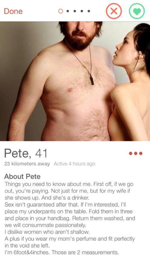 Absurd Tinder Profiles