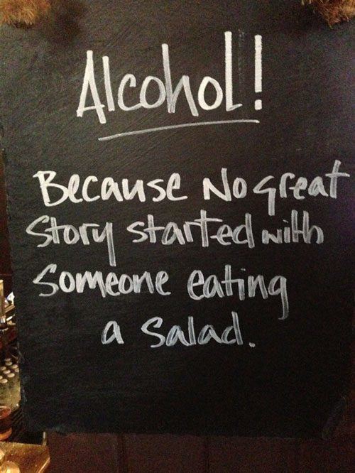 Alcohol Salad