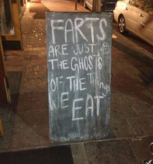Farts Are Ghosts