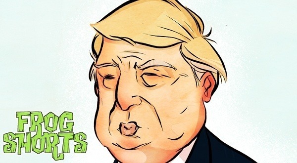 Frog Shorts Donald Trump