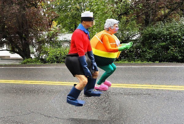 Mermaid Man Barnacle Boy Costume