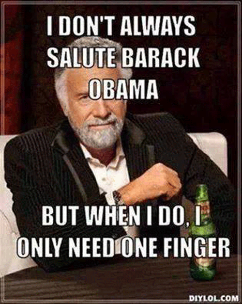 Salute Obama Stupid Memes