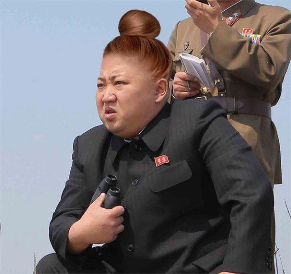 Kim Jong Un Man Bun