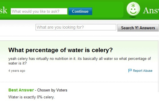 Celery Water