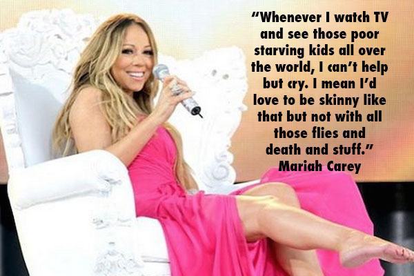 Mariah Starving Kids