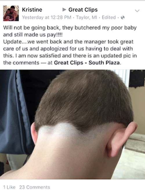 Butchered Haircut Disaster