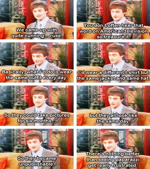 Daniel Radcliffe Deals With The Paparazzi