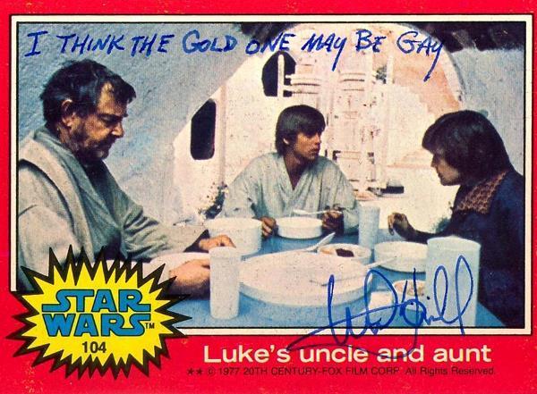 Mark Hamill Writes The Best Autographs For Star Wars Fans